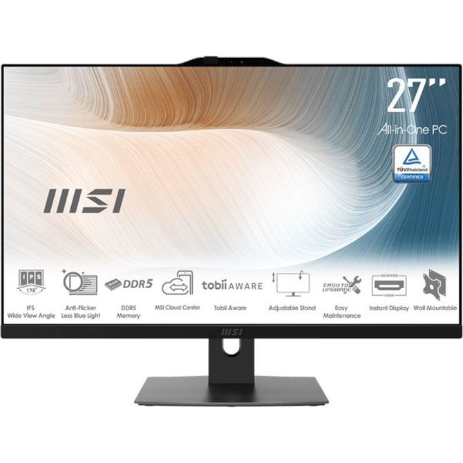 Računalnik MSI Modern AM272P 1M-1221XEU Core 7 / 16GB / 1TB SSD / 27 FHD / Windows 11 Pro / črn