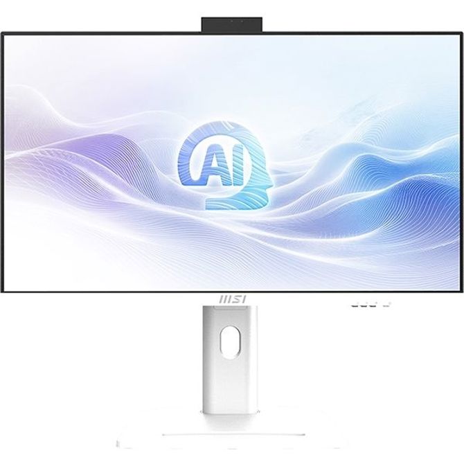 All In One računalnik MSI Modern AM273QP AI 1UM Intel Core Ultra 5, 16GB, 1TB SSD, 27 WQHD, Windows 11 Pro bel
