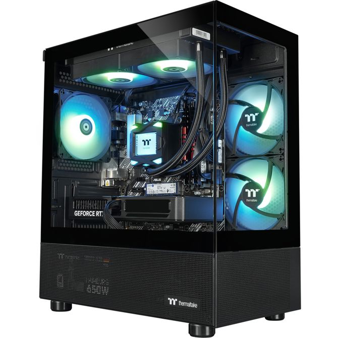 Računalnik Thermaltake FTW V170A 5070 Elite  (črna/prozorna, Windows 11 Home)
