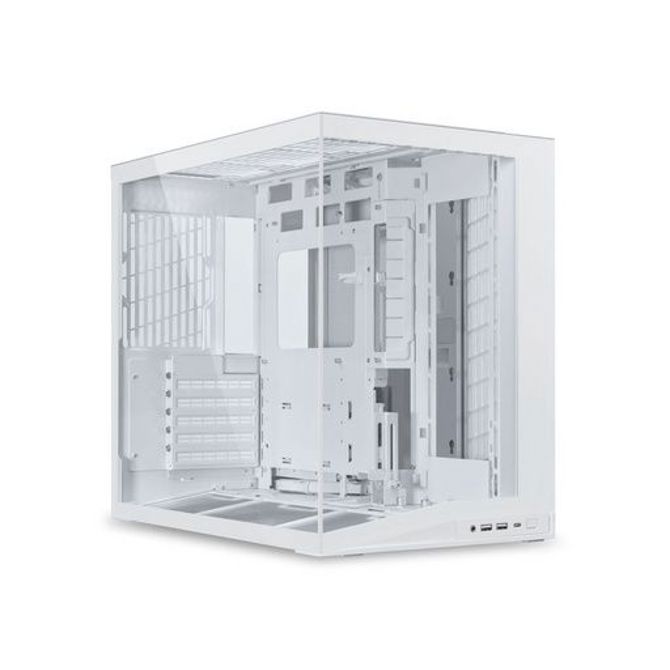 Računalniško ohišje Lian Li O11 Dynamic Mini V2, ATX, Midi-Tower, kaljeno steklo, belo