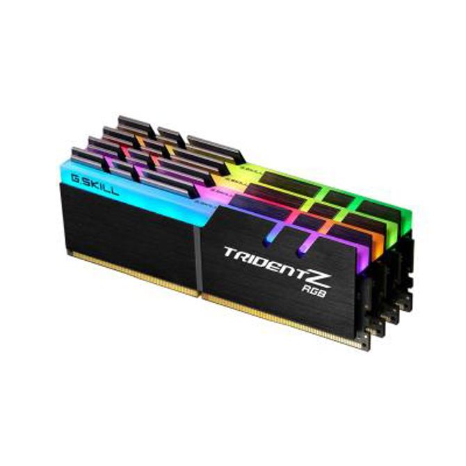 RAM G.Skill DIMM 32 GB DDR4-3600 (4x 8 GB) Quad-Kit (F4-3600C18Q-32GTZR, Trident Z RGB, INTEL XMP)