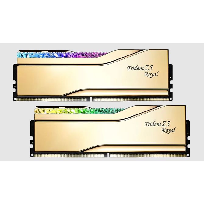 RAM G.Skill DIMM 32 GB DDR5-7200 (2x 16 GB) Dual-Kit (F5-7200J3445G16GX2-TR5G, Trident Z5 Royal, INTEL XMP)