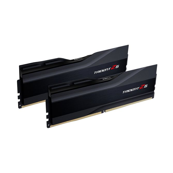 RAM G.Skill DIMM 32 GB DDR5-7600 (2x 16 GB) Dual-Kit (1,35 V, CAS CL 36, F5-7600J3646G16GX2-TZ5K, Trident Z5, INTEL XMP)