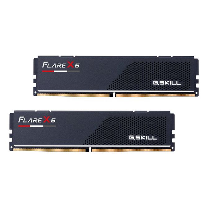 RAM G.Skill DIMM 64 GB DDR5-6000 (2x 32 GB) dvojni komplet (črna, F5-6000J2836G32GX2-FX5, Flare X5, AMD EXPO)