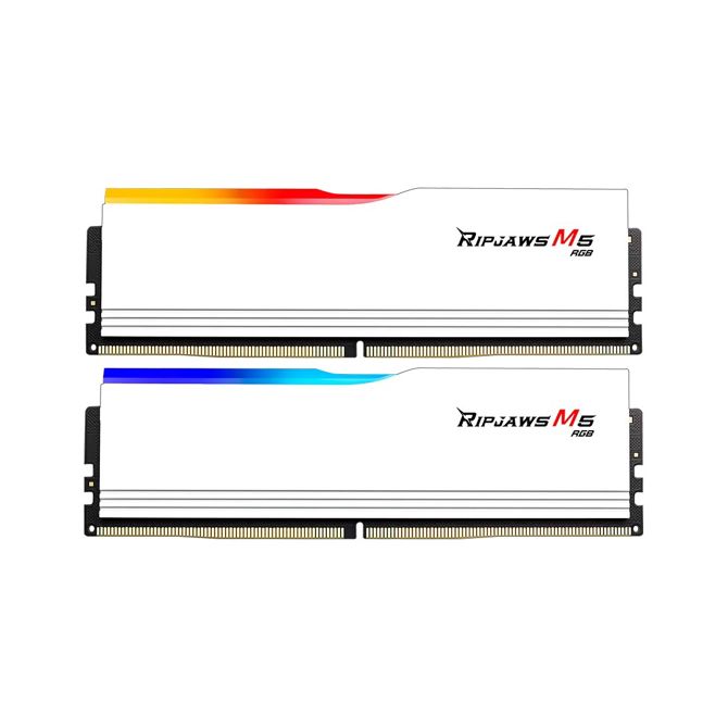 RAM G.Skill DIMM 64 GB DDR5-6400 (2x 32 GB) Dual-Kit (F5-6400J3239G32GX2-RM5RW, Ripjaws M5 RGB, INTEL XMP)
