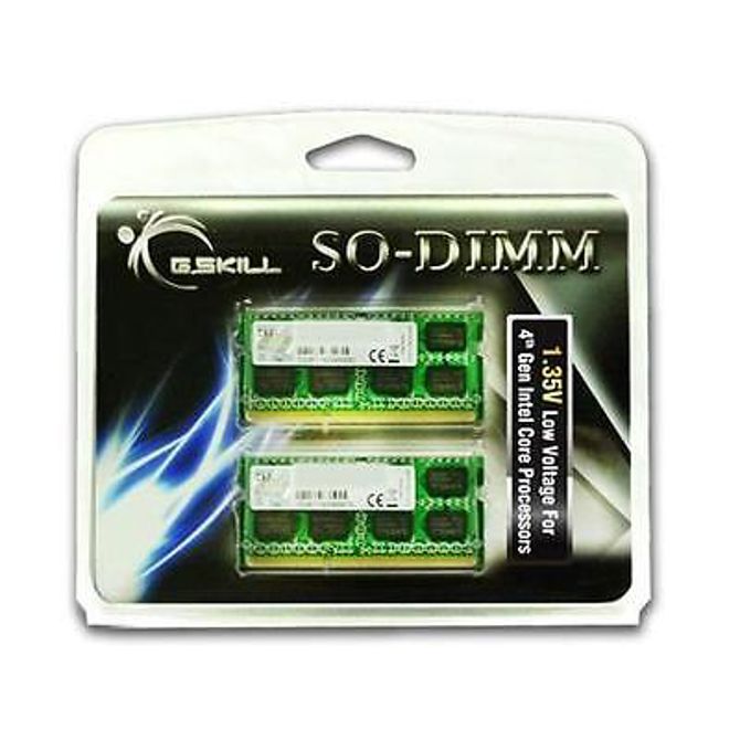 RAM G.SkilL SO-DIMM 16 GB DDR3-1600 (2x8 GB), F3-1600C11D-16GSL