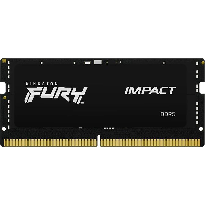 RAM Kingston SO-DIMM 16 GB DDR5-4800, KF548S38IB-16, črna
