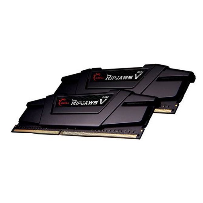 RAM DDR4 32GB Kit (2x 16) PC4-32000 4000MT/s CL18 1.4V, G.SKILL Ripjaws V, črn