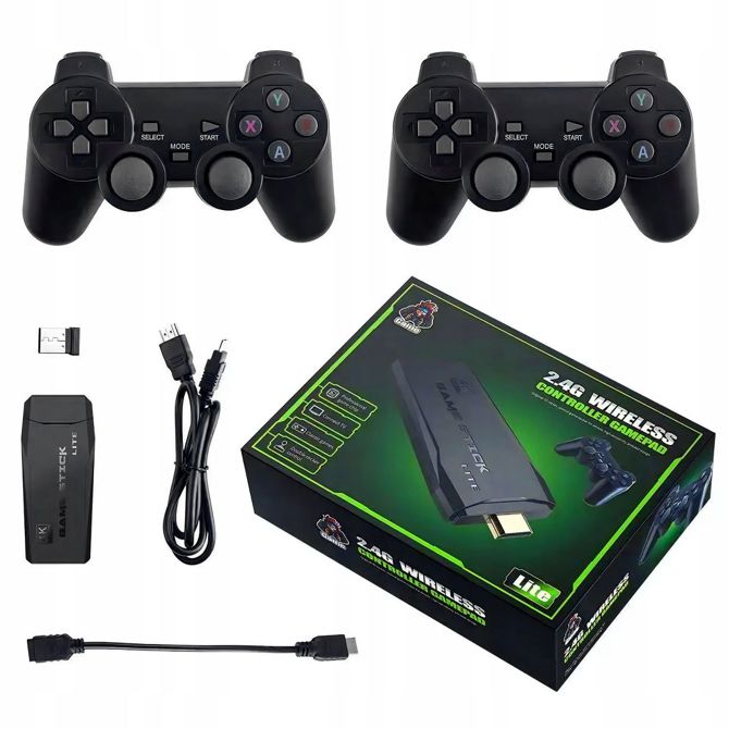 Igralna konzola Retro 4K Ultra HD TV HDMI game stick  K8 10000 iger USB