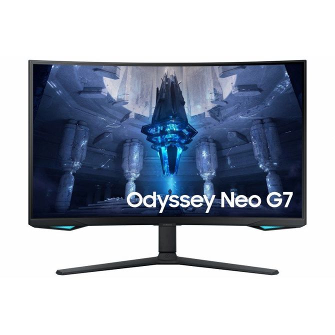 Monitor Samsung S32BG750NP, 32'', VA, 16:9, 3840x2160, DP, HDMI, USB-hub ODYSSEY NEO G7 LS32BG750NPXEN, Črn