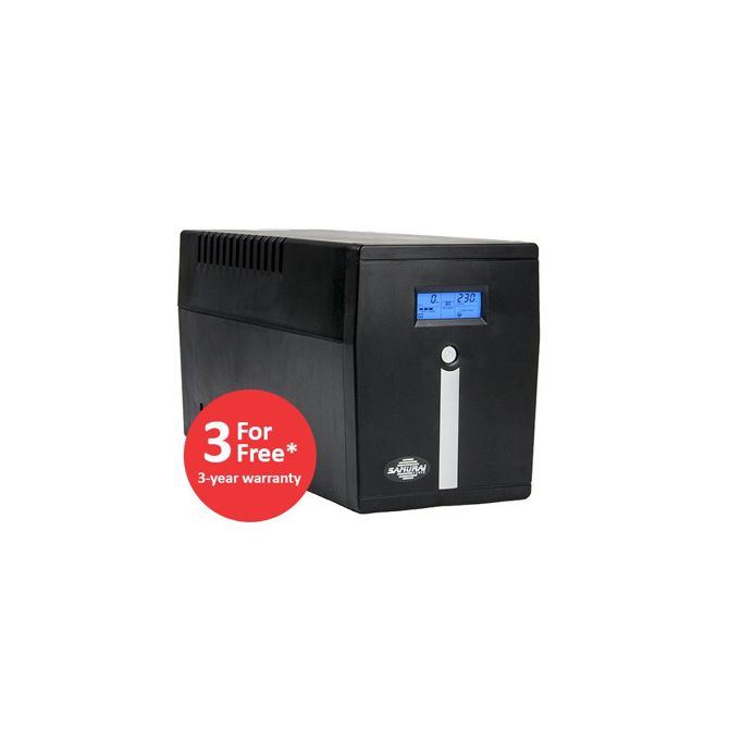 UPS brezprekinitveno napajanje Samurai SMART 2000 LCD, Line-Interactive, 2000 VA, 1200 W, LCD