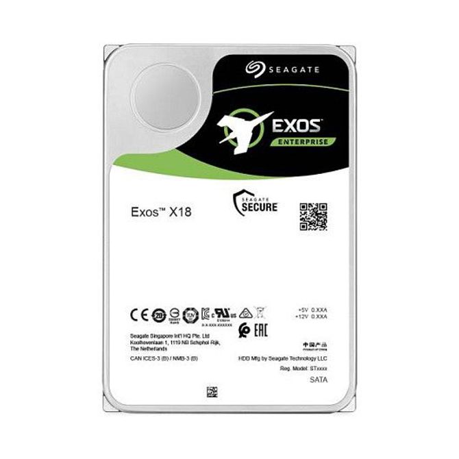 Vgradni HDD-disk Seagate Exos X18, 14 TB HDD SAS, 7200 RPM, 256 MB predpomnilnika, 512e/4Kn BLK