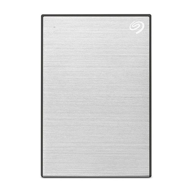Zunanji trdi disk SEAGATE One Touch 2TB z zaščito z geslom v srebrni barvi