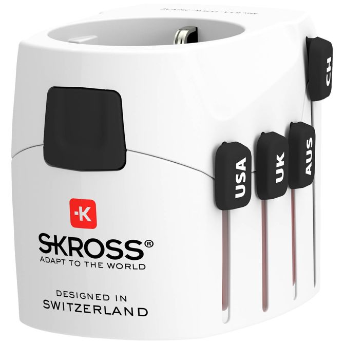 Skross 1.302539 potovalni adapter  Pro World & USB