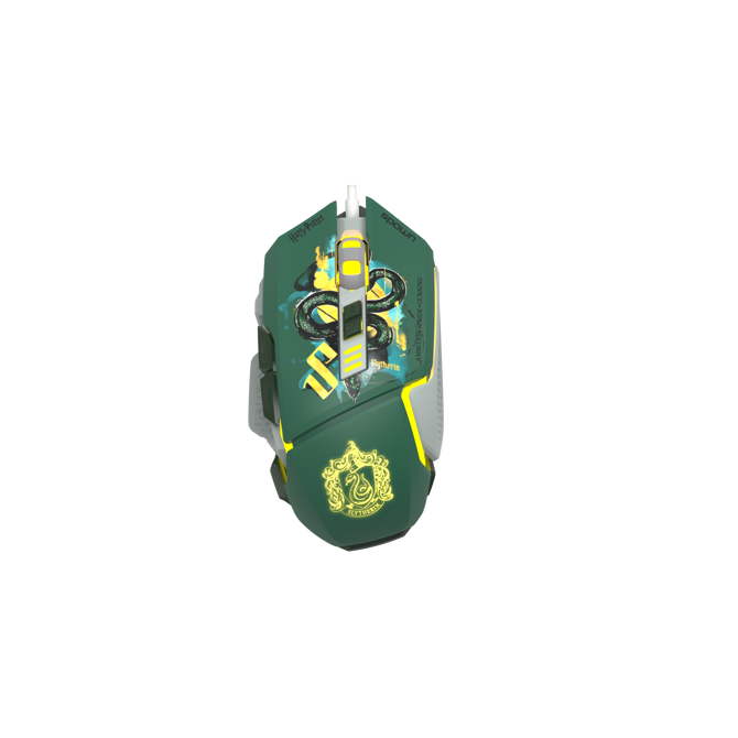 Gaming miška Spawn Harry Potter Slytherin, 12800 DPI, 7 programabilnih gumbov, RGB osvetlitev, USB