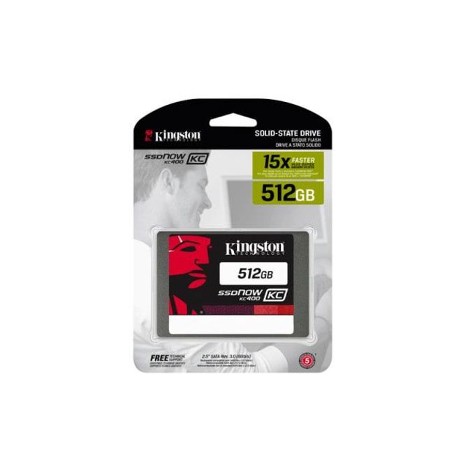 SSD Kingston 512GB KC400, 2,5'', SATA III, bere/zapisuje 550/530MB/s EOL (SKC400S37/512G)