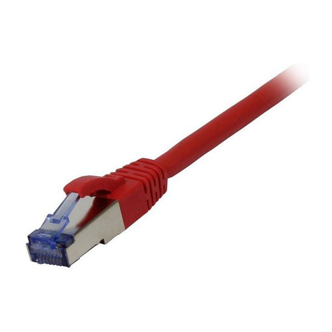 Synergy21 patchbabel RJ45, CAT6A 500Mhz, 30m, rdeč, S-STP(S/FTP), AWG26, LSZH