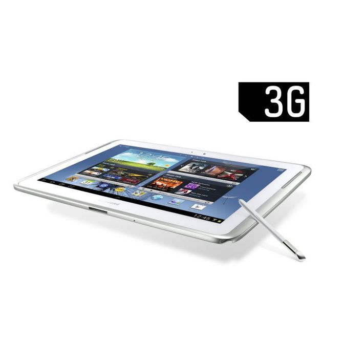 Tablični računalnik Samsung Galaxy Note 10.1 N8000 3G bele barve