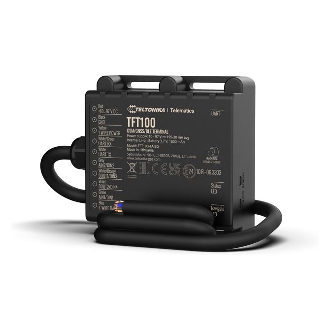 Teltonika · Sledilnik SAS · TFT100 · Vmesnik CAN · Sledilnik e-viličarja Plus · GSM/GNSS