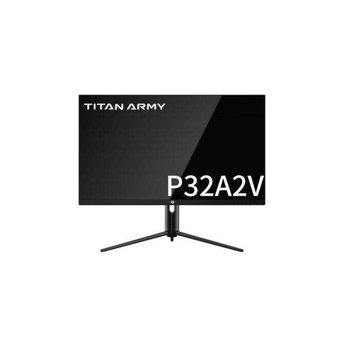 Monitor Titan Army P32A2V, 81,3 cm (32), 4K UHD IPS, 160 Hz, HDR600, USB-C 65 W, črne barve