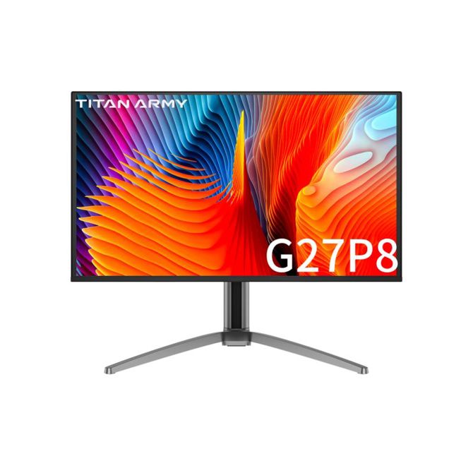 Monitor Titan Army G27P8, 67,3 cm (26,5), QHD QD-OLED, 240 Hz, 0,03 ms, HDR400 TrueBlack, črne barve