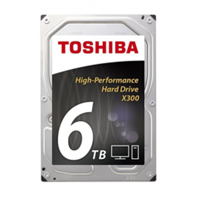 Toshiba trdi disk 3,5 6TB 7200 128MB X300 SATA 3 - HDWE160UZSVA ETHQEZKC5C1I