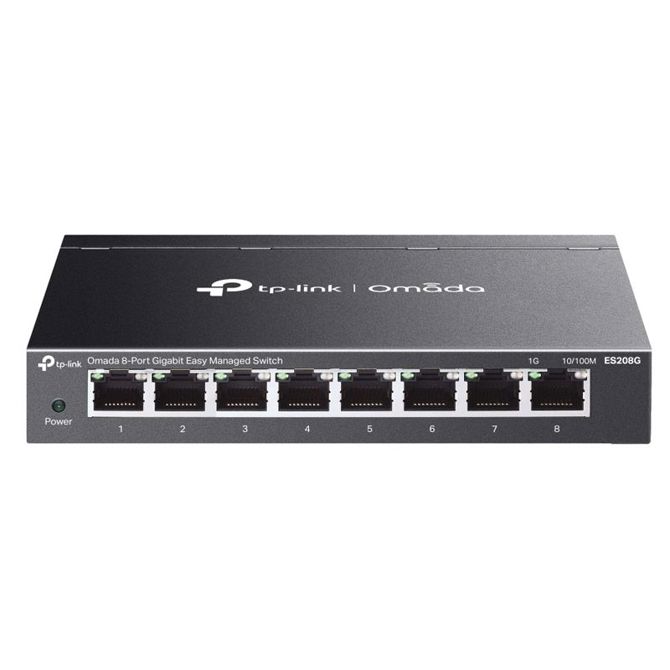 Mrežno stikalo-switch TP-LINK Omada ES208G 8-port gigabit managed