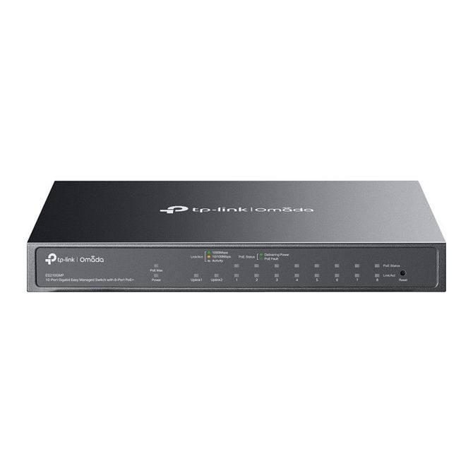 Stikalo TP-Link Omada stikalo 8x GE ES210GMP 8-port PoE+