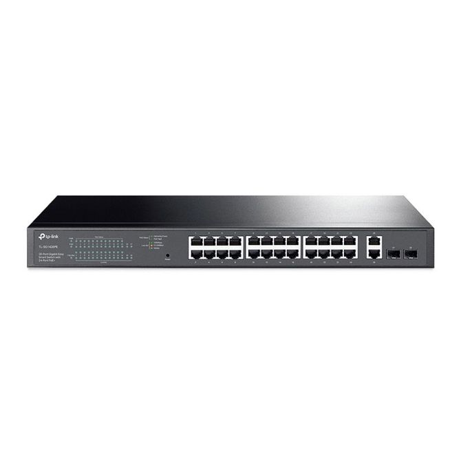 TP-LINK TL-SG1428PE 28-Port Gigabit (24x PoE+) 2x Gigabit RJ45 2x Gigabit SFP Easy Smart mrežno stikalo switch