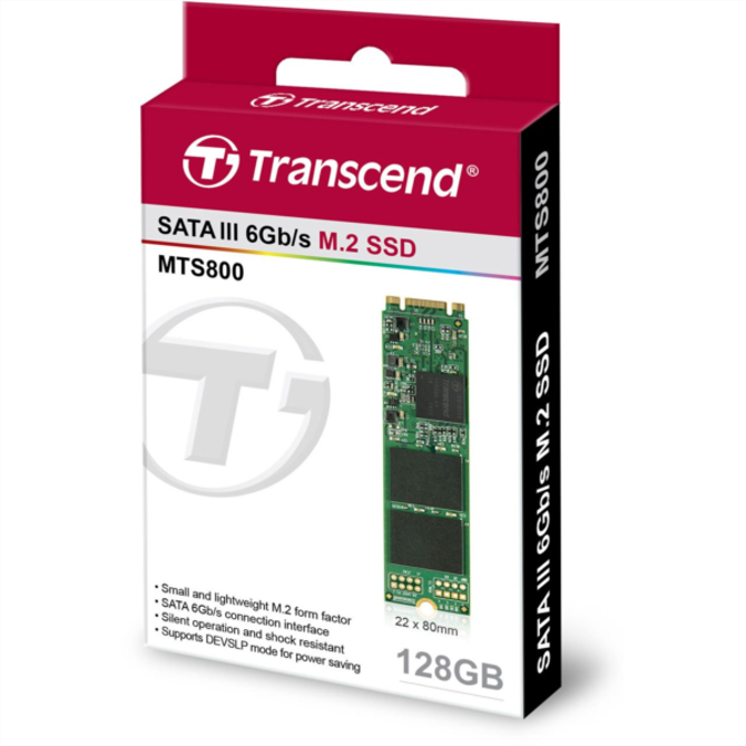 TRANSCEND MTS800 128GB SSD SATA3 M.2 2280 disk  - TS128GMTS800