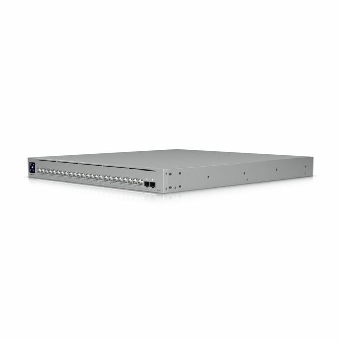 Stikalo UBIQUITI USW-Pro-XG-24, 24-portno Layer 3, 16×10G, 8×2,5G, 2×SFP28, Etherlighting, rack 1U