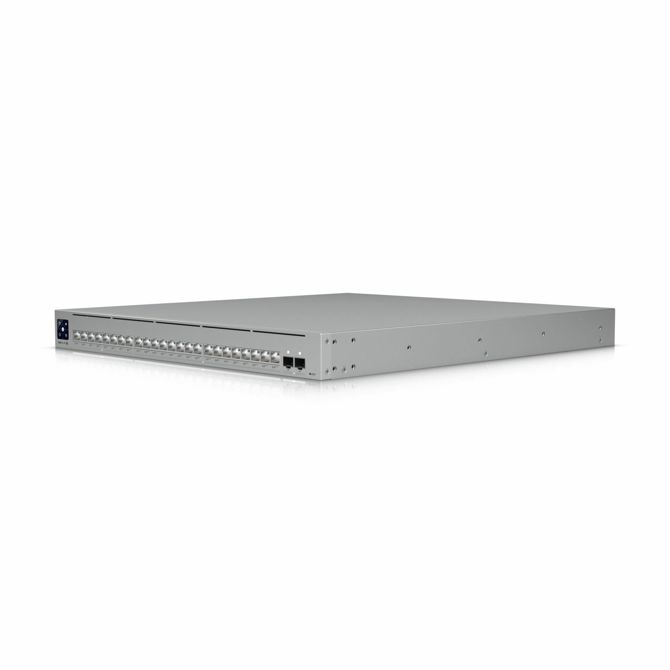 Stikalo UBIQUITI USW-Pro-XG-24-PoE, 24-portno Layer 3, 16×10G, 8×2,5G, 2×SFP28, PoE+++, 720 W, rack 1U