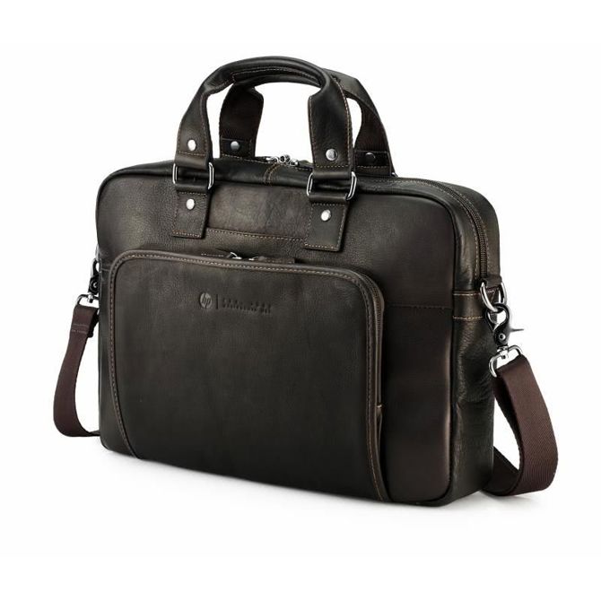 Usnjena torbica HP Elite Top Load Colombian za prenosnike do 35,6 cm (14'') (T9H72AA)