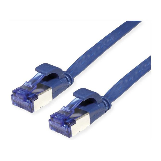 VALUE patchkabel kat. 6A (razred EA) FTP, ekstra tanek, moder, 5 m