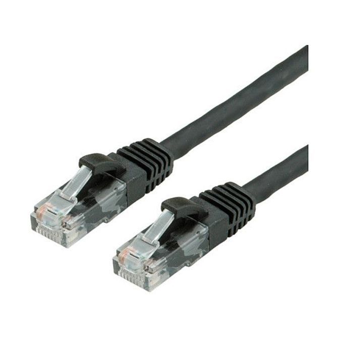 VALUE patch kabel kat. 6A (razred EA) UTP, črn, 15 m