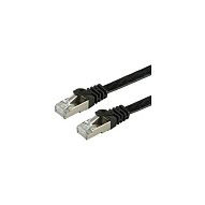 VALUE patch kabel Cat.6 Class E FTP ekstra raven črne barve 1,5 m