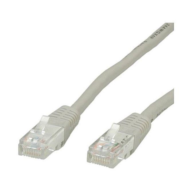 VALUE patchkabel kat.6 Class E UTP siv 1,5 m