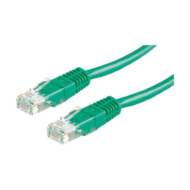 VALUE patchkabel kat.6 Class E UTP zelen 1m