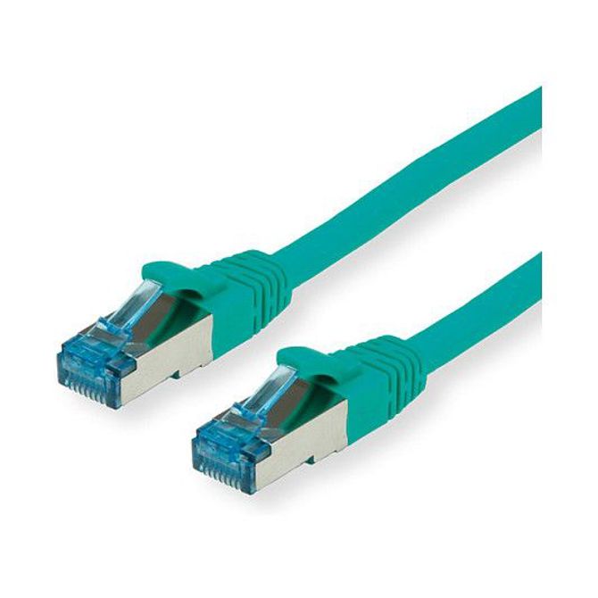 VALUE patchkabel kat.6A razred EA S/FTP PiMF LSOH zelen 10 m