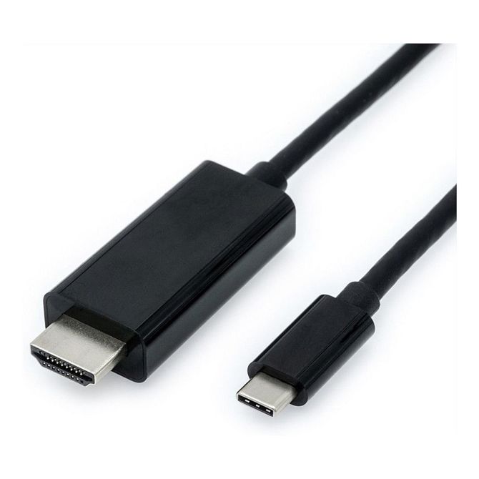 Kabel Value USB-C na HDMI, 4K, 1 m, črn, 2160p