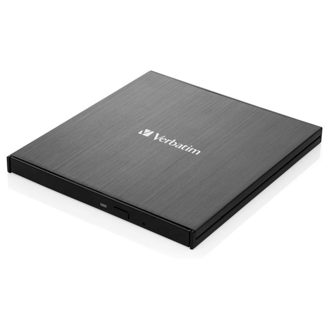 Verbatimov zunanji tanki CD/DVD zapisovalnik z vrati USB-C