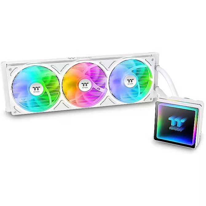 Vodni hladilni sistem Thermaltake TH360 V3 ARGB Sync (bel, Snow Edition)