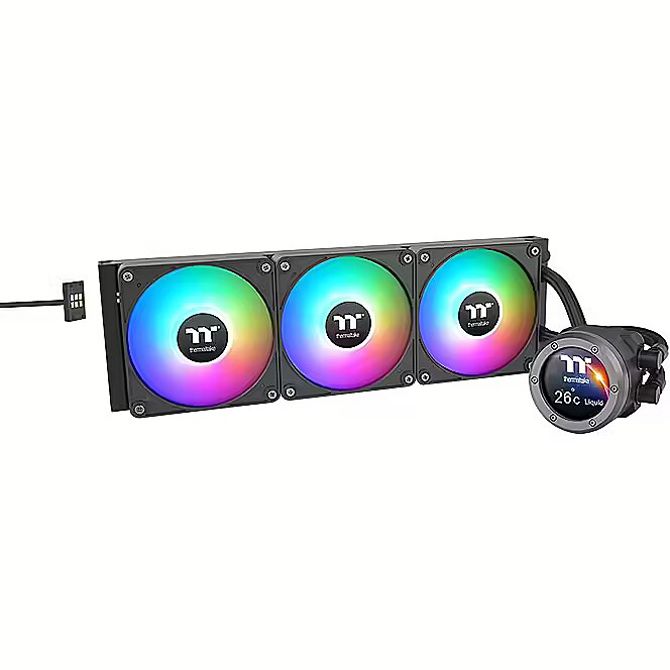Vodni hladilni sistem Thermaltake TH420 V2 Ultra EX ARGB CPU All-In-One (črn)