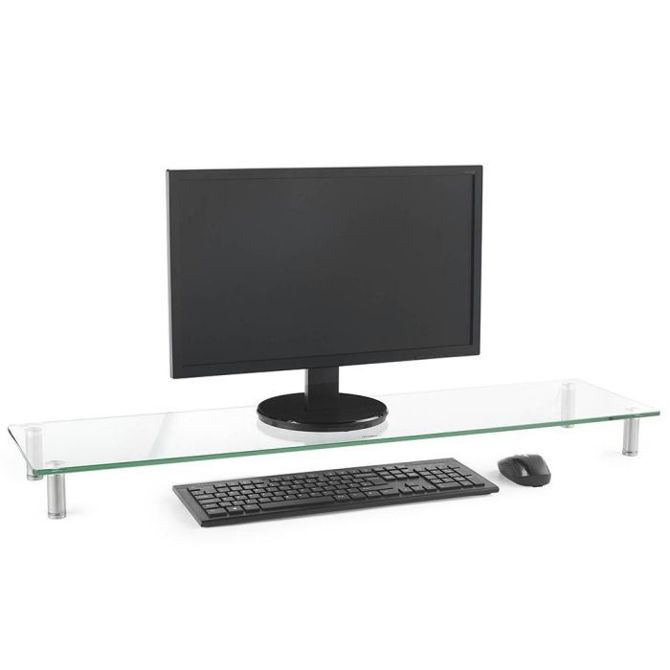 VonHaus XL steklen podstavek za monitor