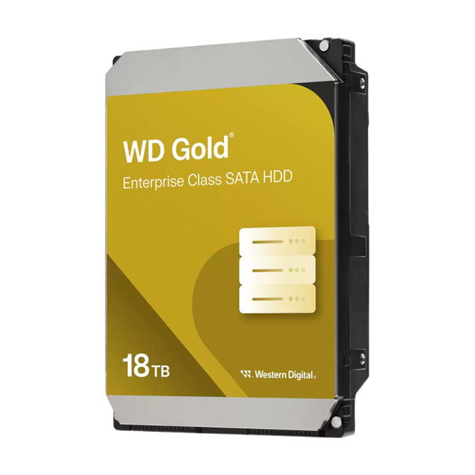 Vgradni HDD disk WD RE 18TB SATA 3, 6Gbs, 7200rpm, 512MB GOLD - WD181KRYZ