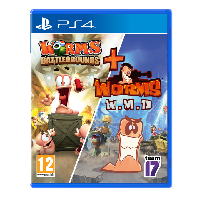 Worms Battlegrounds + Worms WMD Double Pack (PS4)