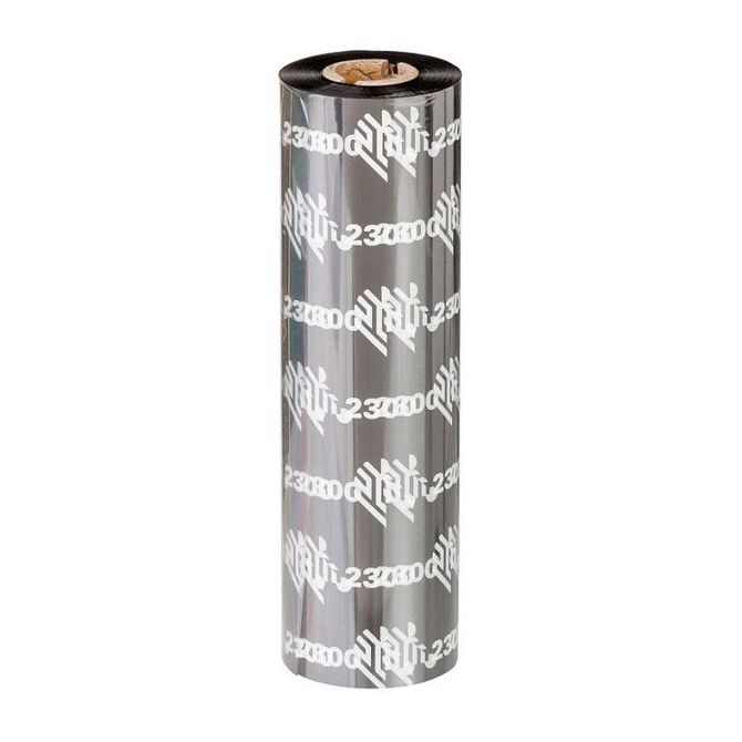 ZEBRA voskasti trak 156 mm x 450 m TT črne barve, termalni prenos, 12 rol