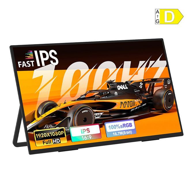 Monitor Zeuslap Z23 LITE 23,8 prenosni, Full HD, 100 Hz, 100 % sRGB, USB-C/HDMI