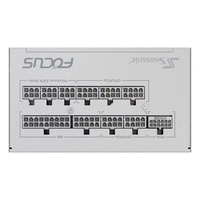 Napajalnik 1000W Seasonic FOCUS-GX-1000-V4-WHITE ATX 3.1 80+ zlata 3