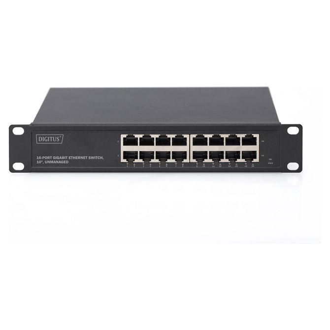 10-palčno gigabitno ethernetno stikalo, 16-vratno, neupravljano 3